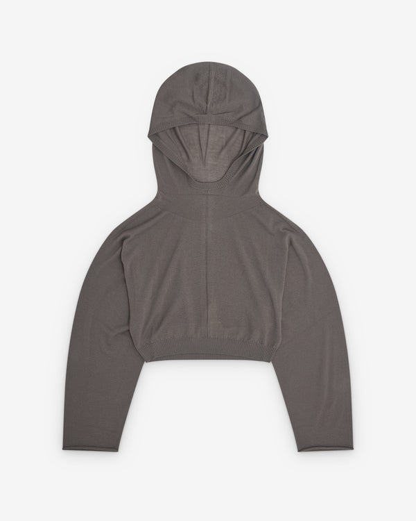 Rick Owens - Women’s Cropped Hooded Tunic - (Dust)