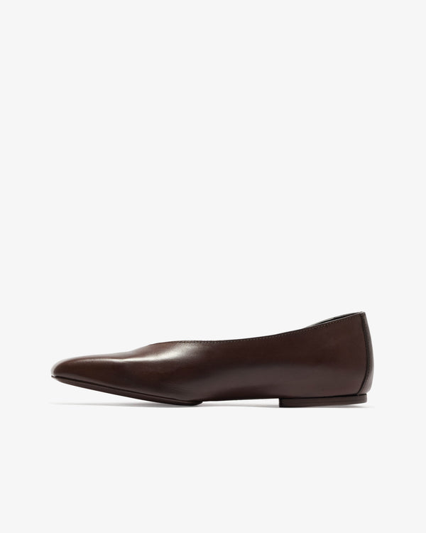 Rick Owens - Women’s Leather Ballet Flats - (Brown)