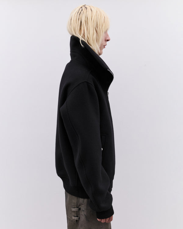 Rick Owens - Men’s Blixa Dracucollar Bomber Jacket - (Black)