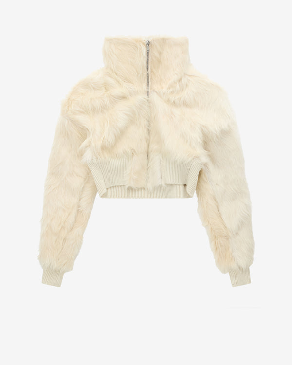 Rick Owens - Women’s Dracucollar Cropped Jacket - (Milk)