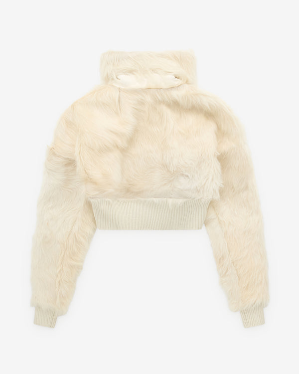 Rick Owens - Women’s Dracucollar Cropped Jacket - (Milk)