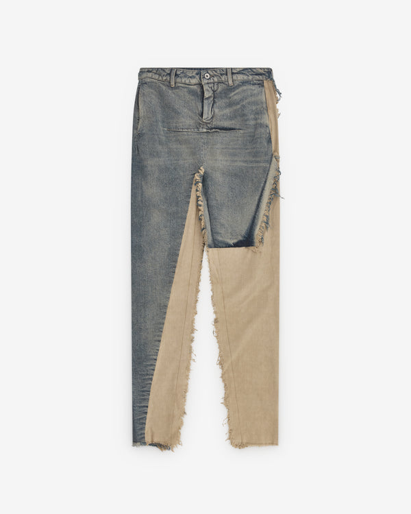 Rick Owens - Women’s Sliced Denim Skirt - (Dirty Hustler/Nude)