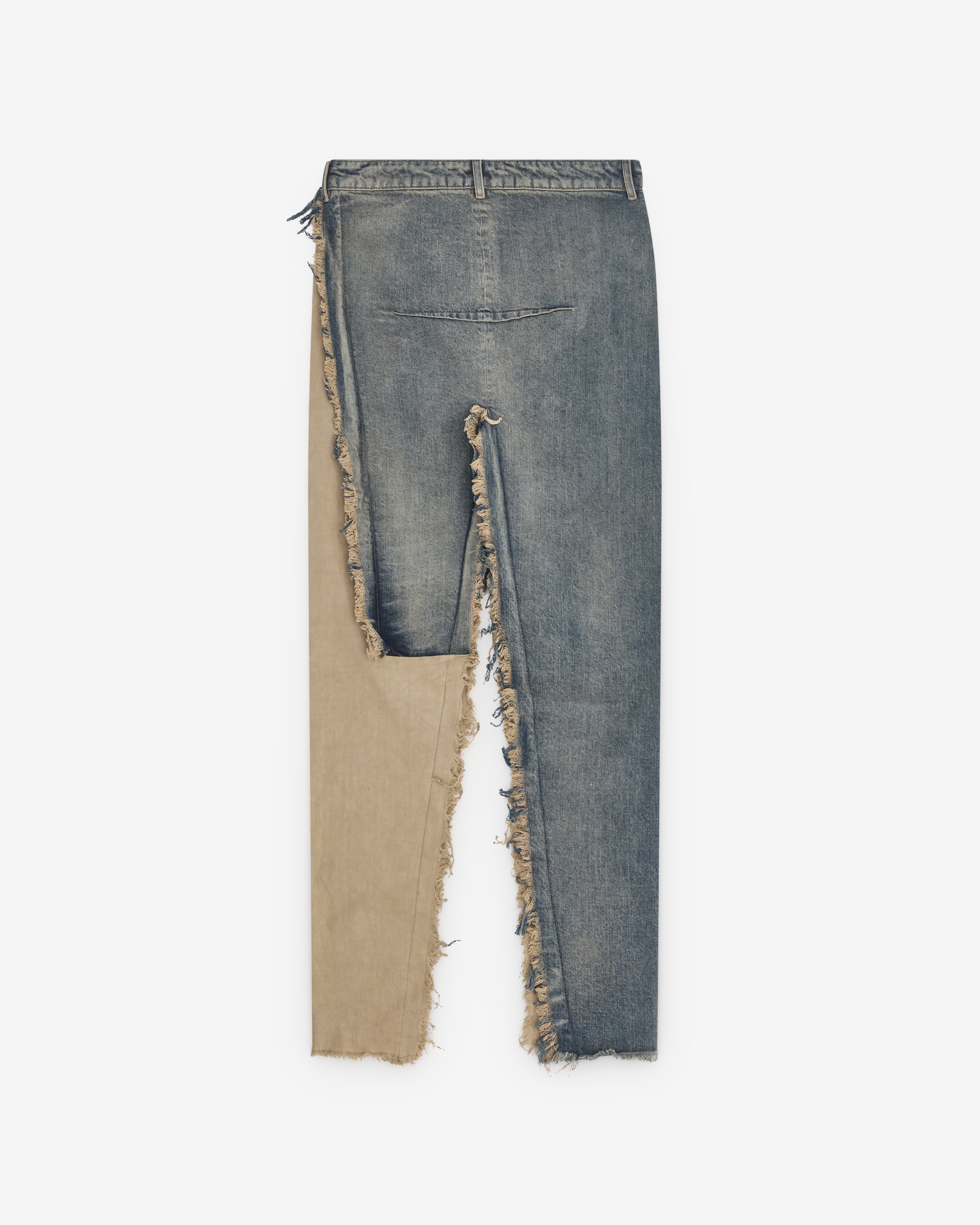 Rick Owens: Women's Sliced Denim Skirt (Dirty Hustler/Nude