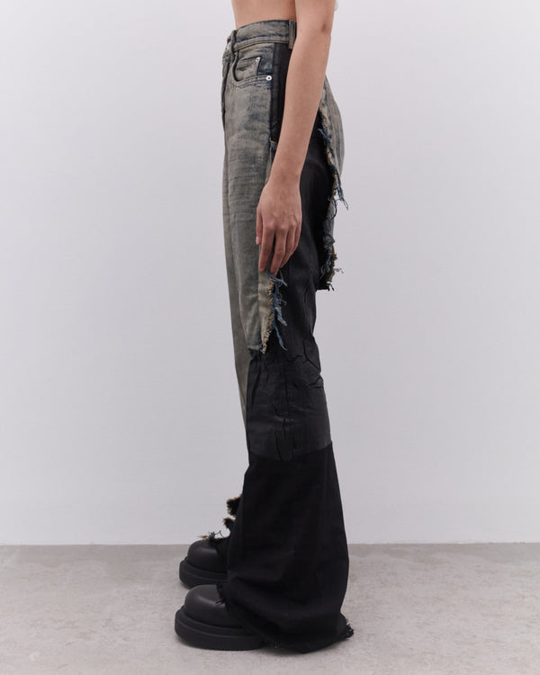 Rick Owens - Women’s Denim Bolan Trousers - (Dirt)