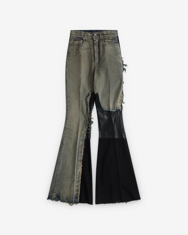 Rick Owens - Women’s Denim Bolan Trousers - (Dirt)