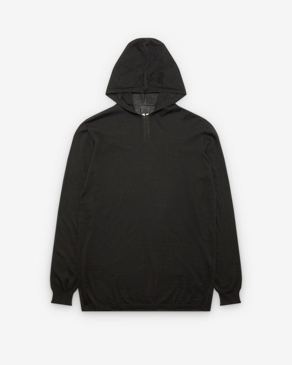 Rick Owens - Men's Oversized Ls Hoodie - (Black)