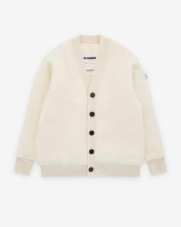 Jil Sander - Men's Moncler Padded Wool Cardigan - (Cornsilk)