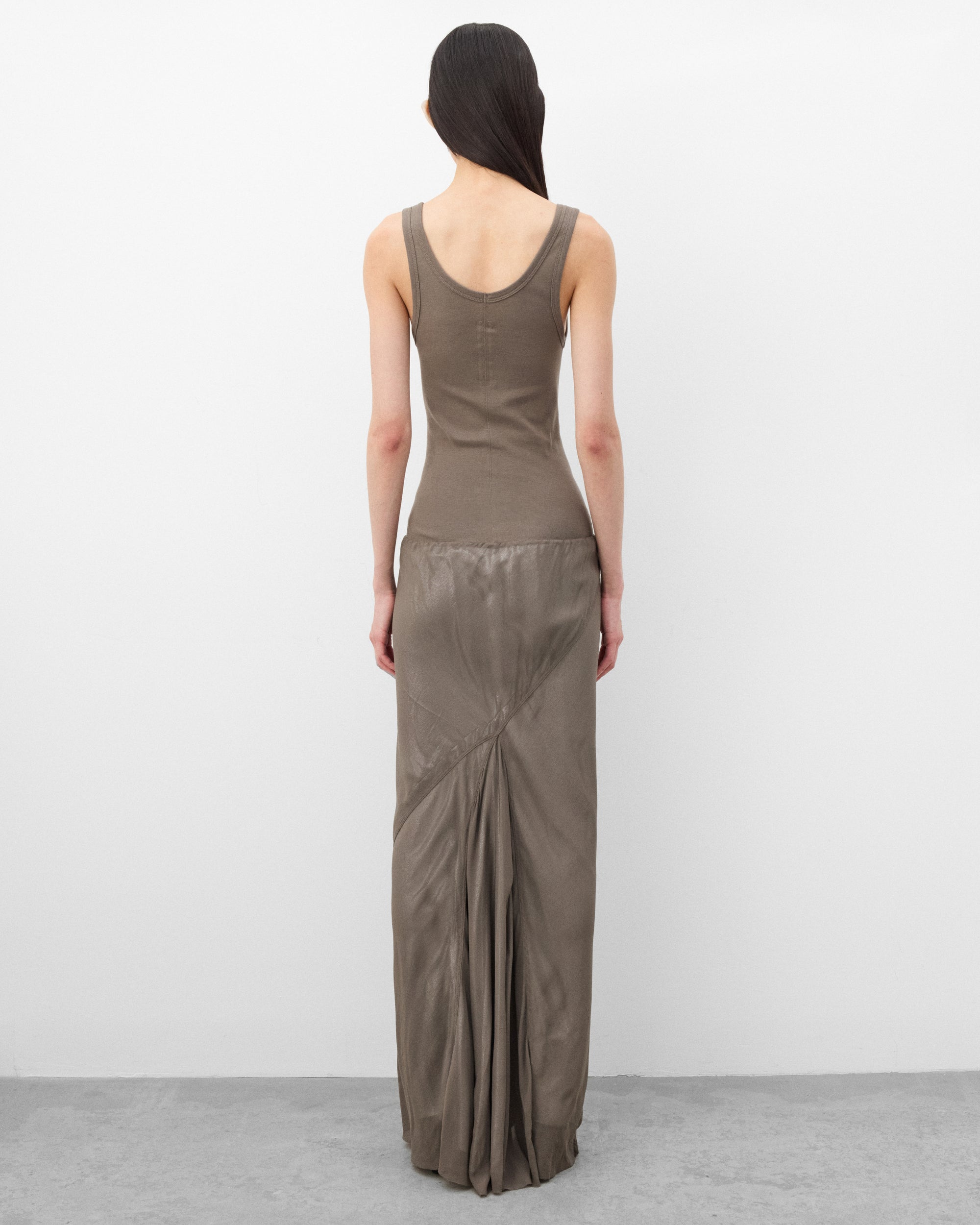 Rick Owens: Women's Knit Dafne Dress (Brown) Rick Owens: Women's Knit Dafne Dress (Brown)