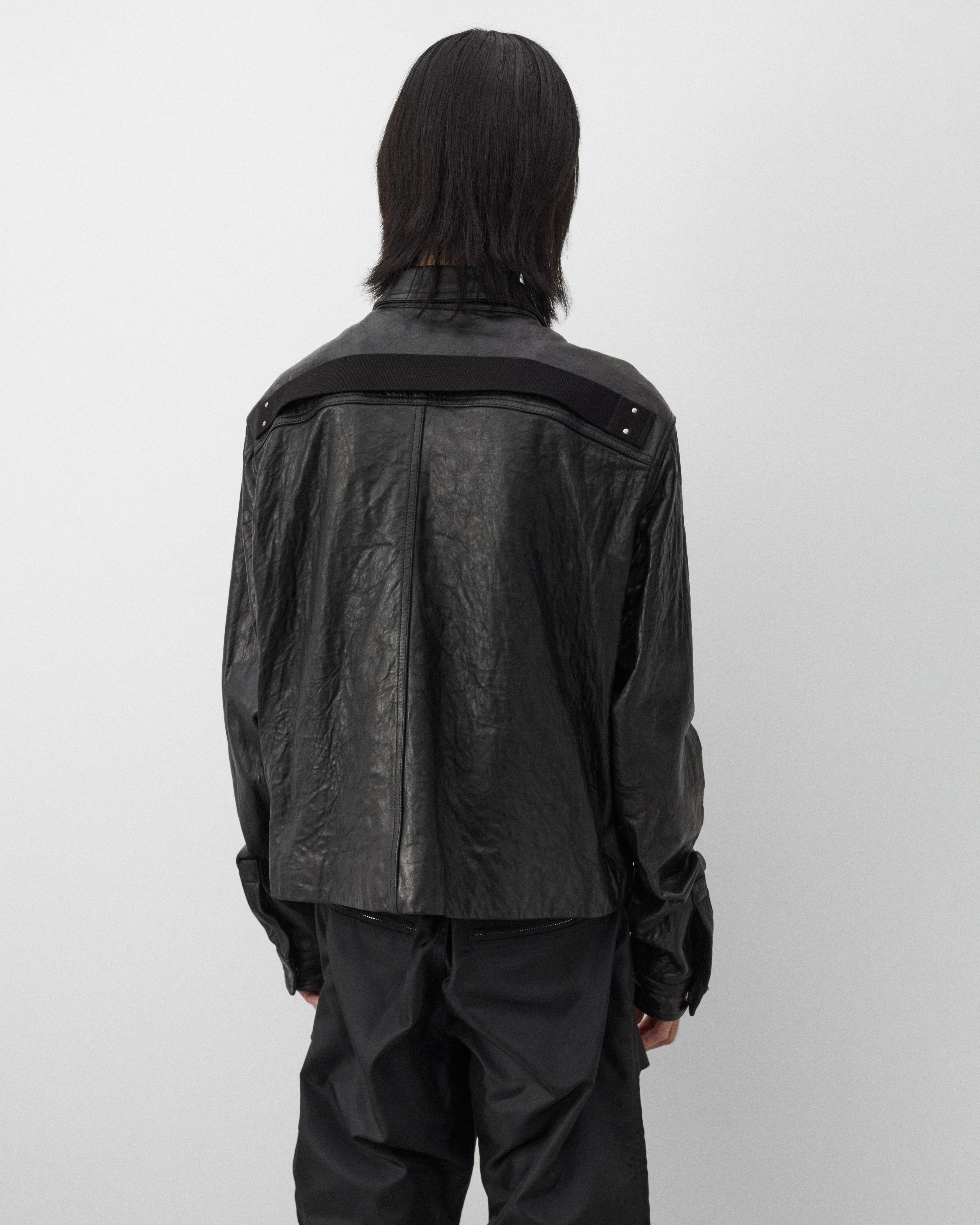 Rick Owens: Men's Tour Alice Shirt Jacket (Black) | Dover Street