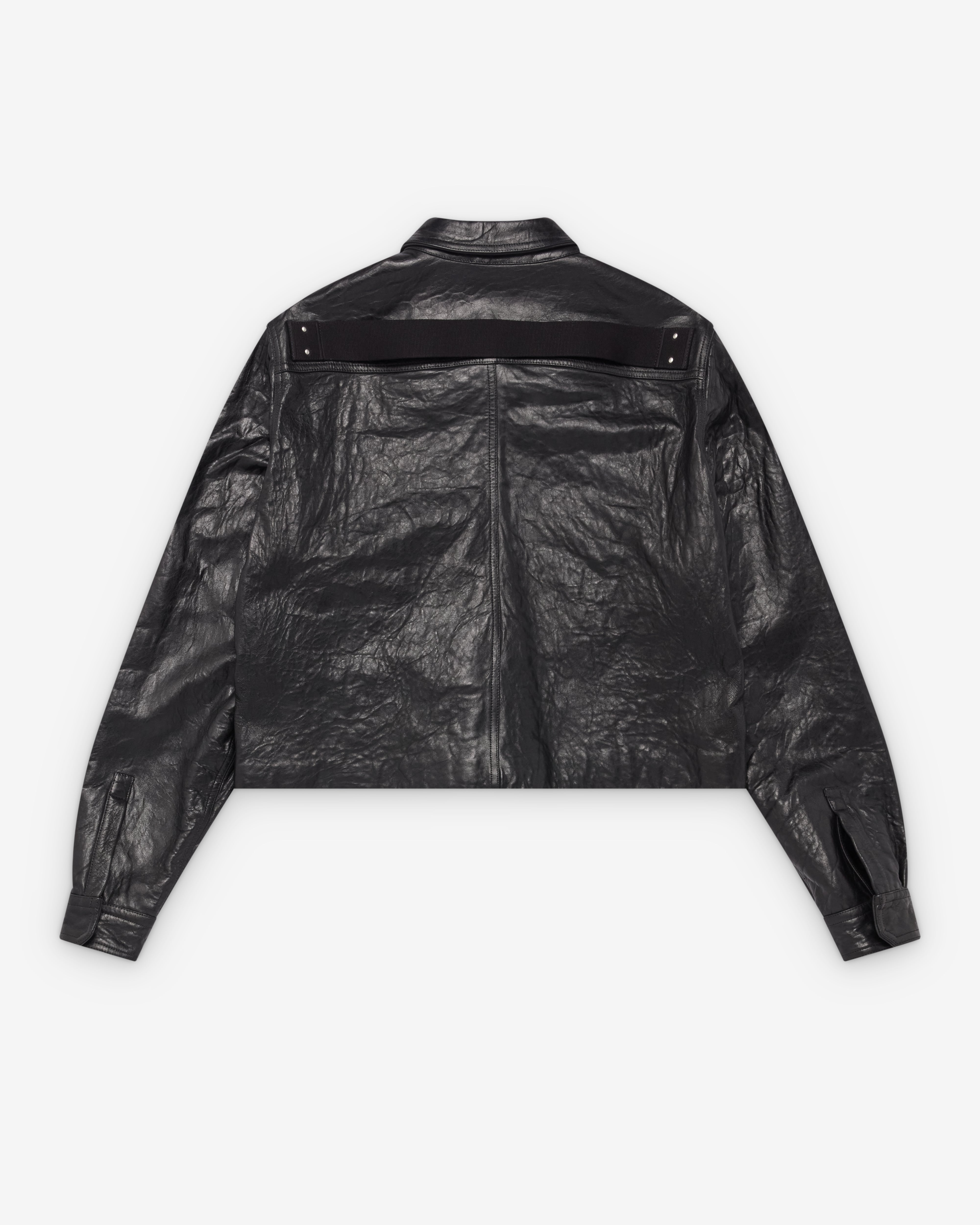 Rick Owens: Men's Tour Alice Shirt Jacket (Black) | Dover Street