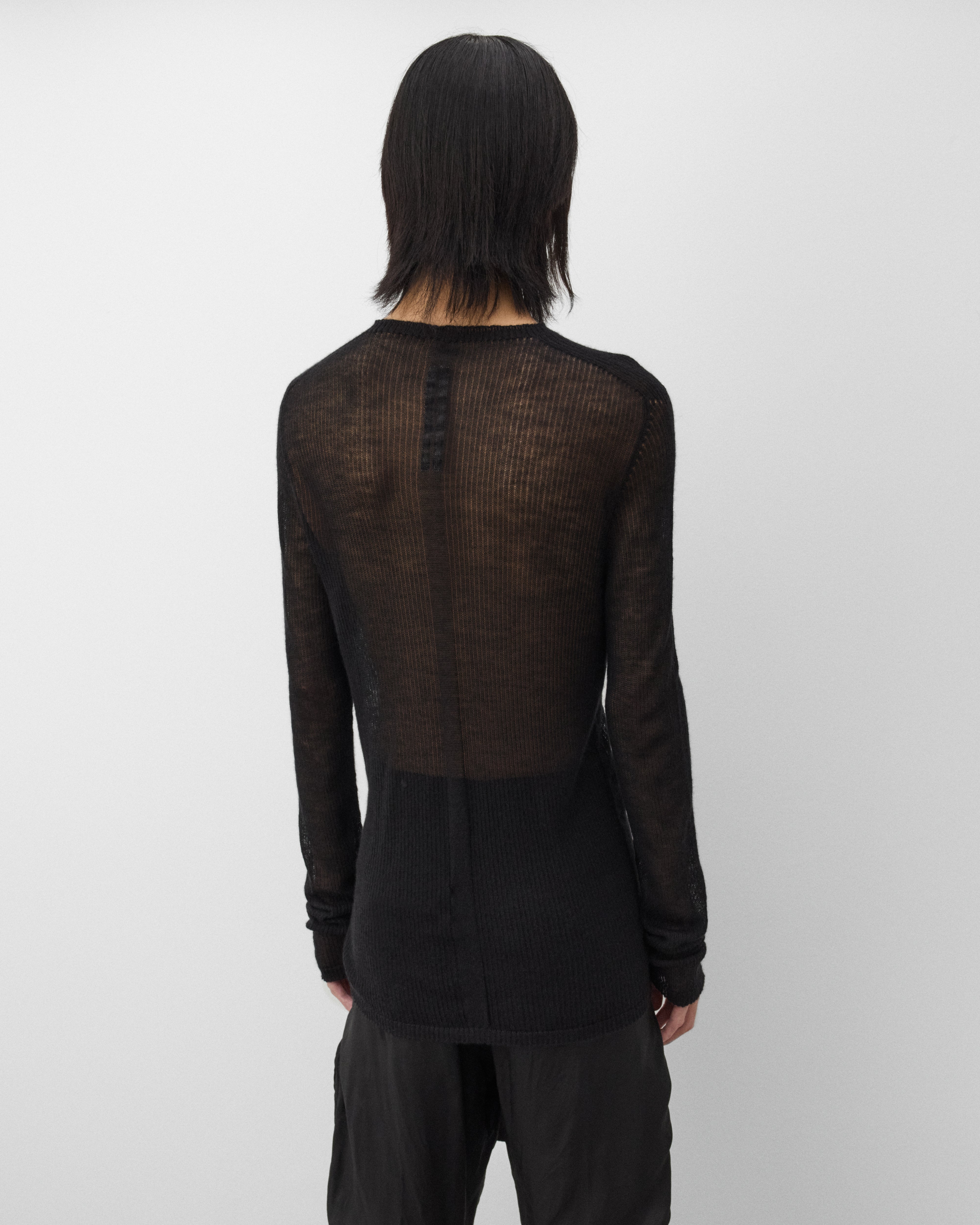 Rick Owens: Men's Knit Dennis Top (Black) | Dover Street Market London