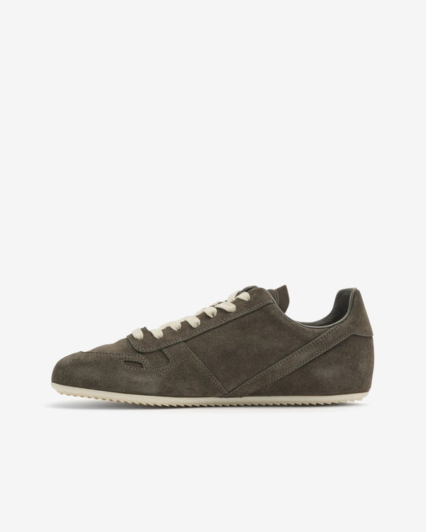 Rick Owens - Men's Suede Minimal Sneaker - (Dark Dust)