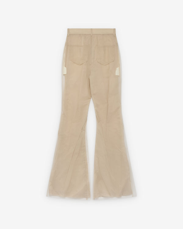 Rick Owens - Women's Bolan Bootcut Knit Trousers - (Natural)