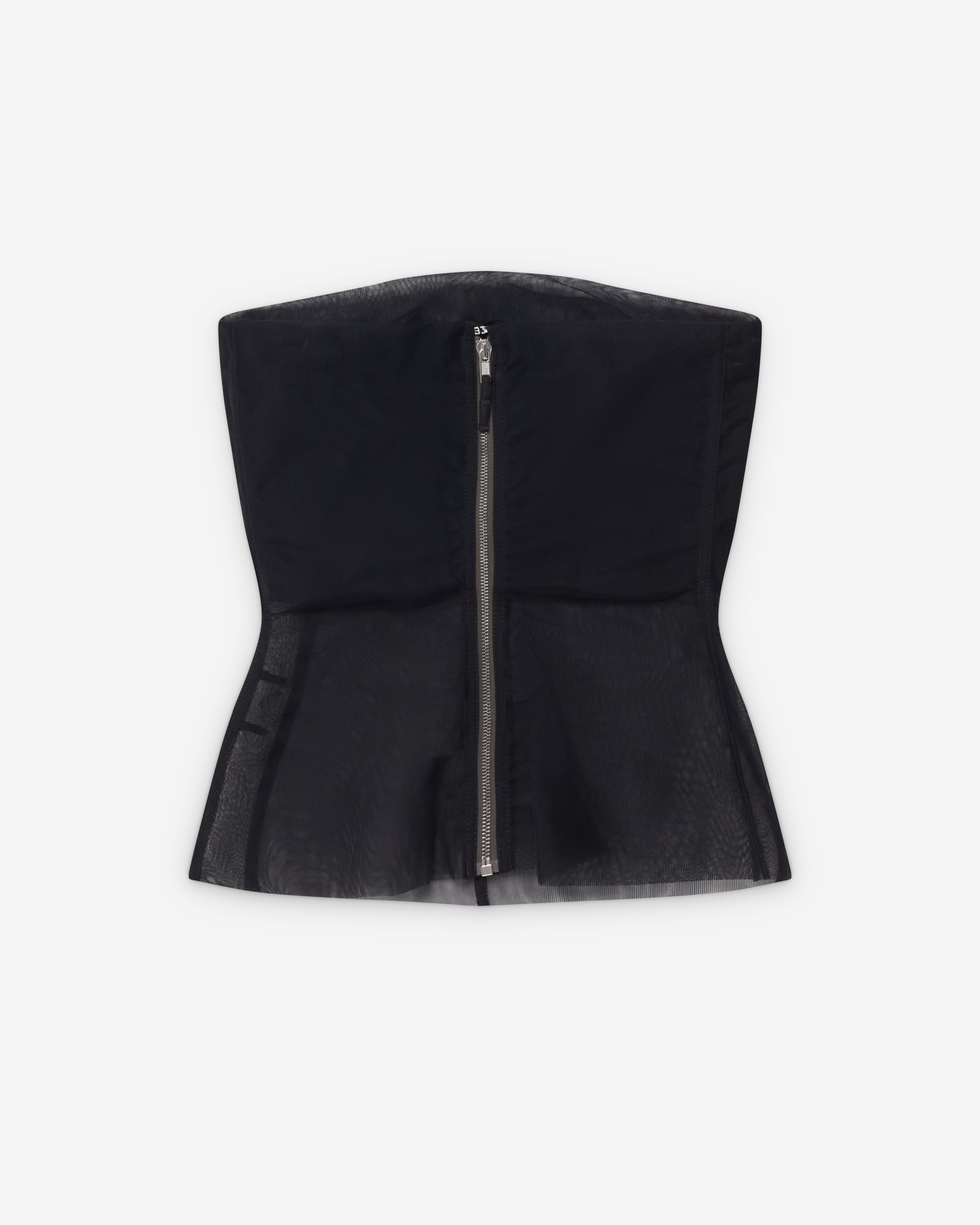 Rick Owens: Women's Strapless Bustier (Black) | Dover Street