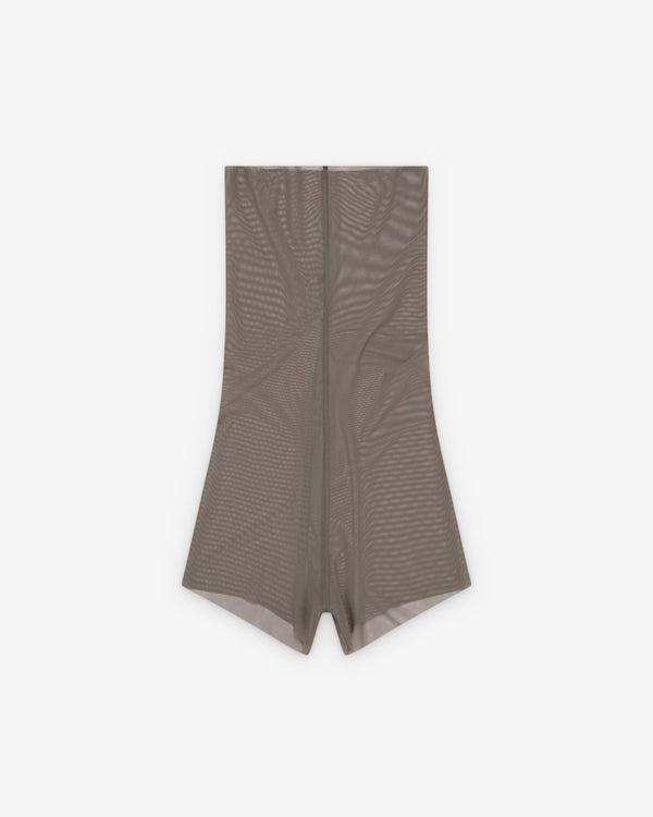 Rick Owens - Women's Highwasted Stretch Shorts - (Dark Dust)