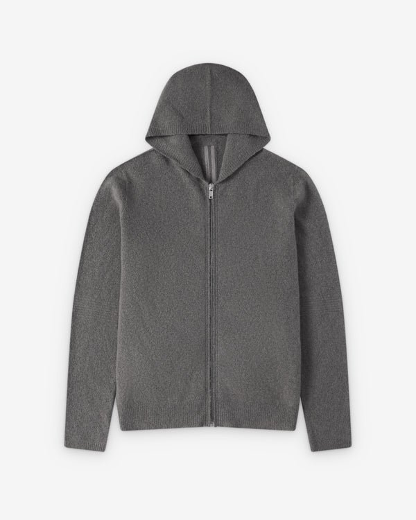 Rick Owens  - Men's Zipped Hoodie - (Dust)