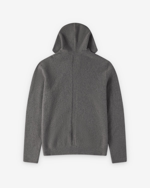 Rick Owens  - Men's Zipped Hoodie - (Dust)