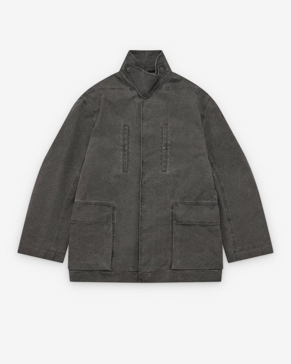 Rick Owens  - Men's Collared Mac - (Gravel)