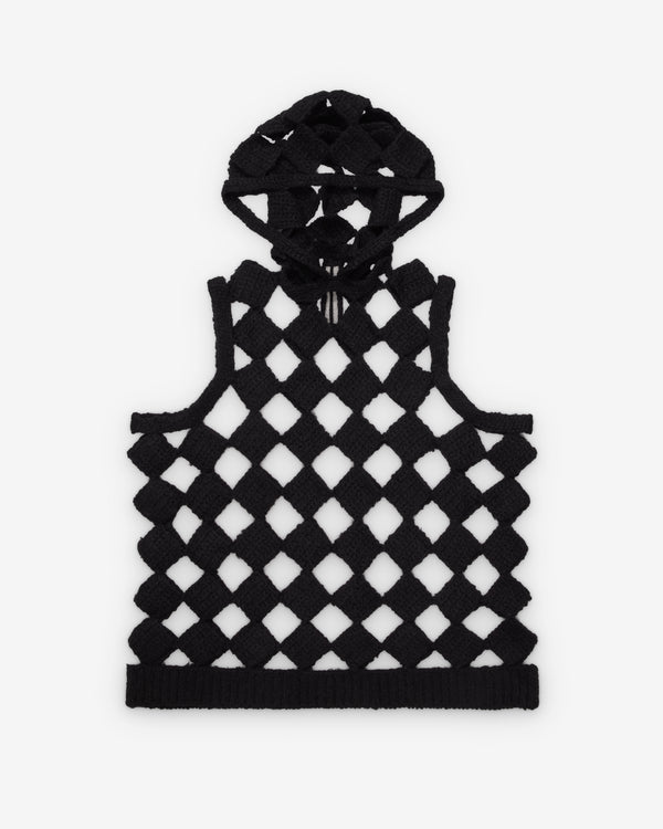 Rick Owens  - Men's Utanya Hooded Tank - (Black)