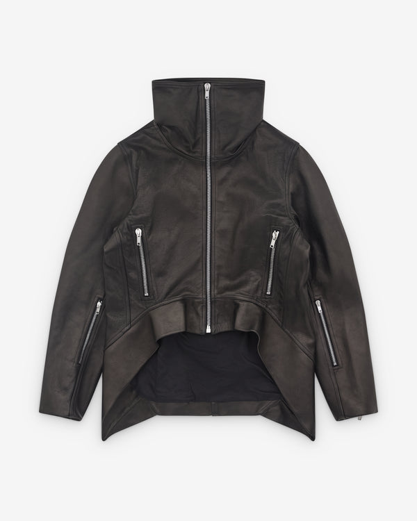 Rick Owens - Women’s Exploder Leather Jacket - (Black)