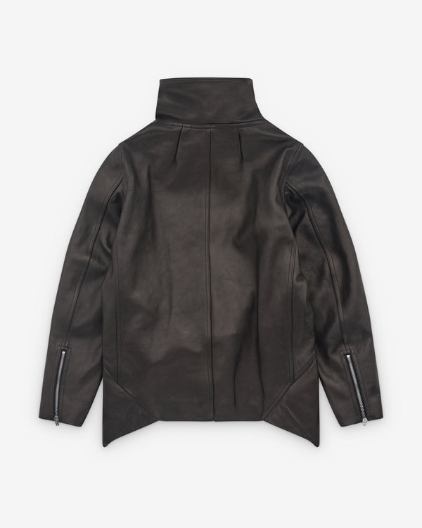 Rick Owens - Women’s Exploder Leather Jacket - (Black)
