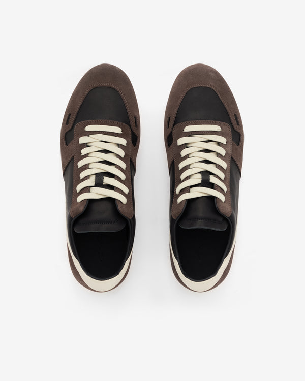 Rick Owens - Men’s Concordians Minimal Sneaker - (Dark Brown)