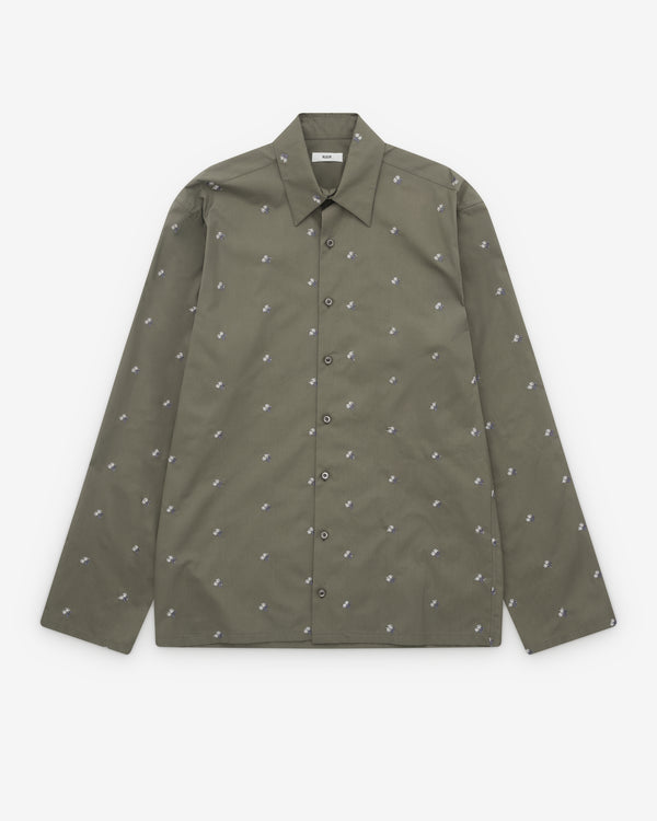 Rier - Men’s Flowers Shirt - (Green)