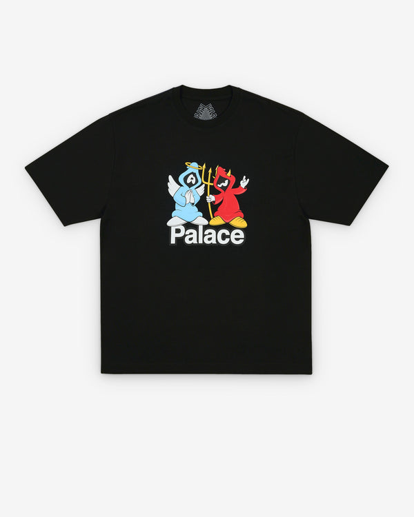 Palace - Men's Right And Wrong T-Shirt - (Black)