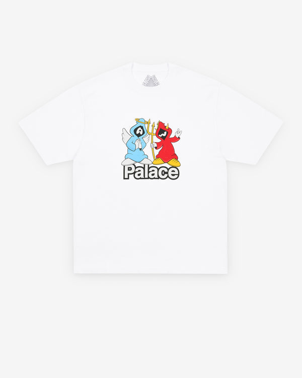 Palace - Men's Right And Wrong T-Shirt - (White)