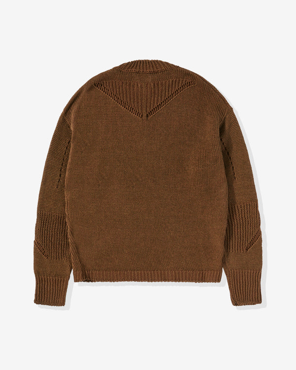 Roa - Men's Hemp Crewneck - (Brown)