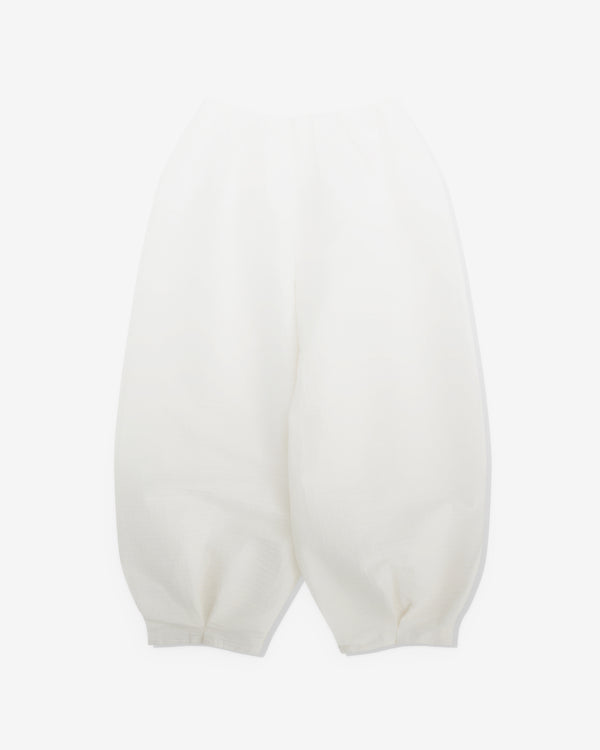 Róisín Pierce - Women’s Long Egg Pintuck Trouser - (Ivory)