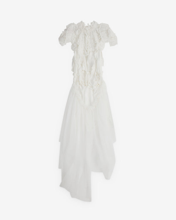 Róisín Pierce - Women’s Artisanal White Death Dress - (Ivory)