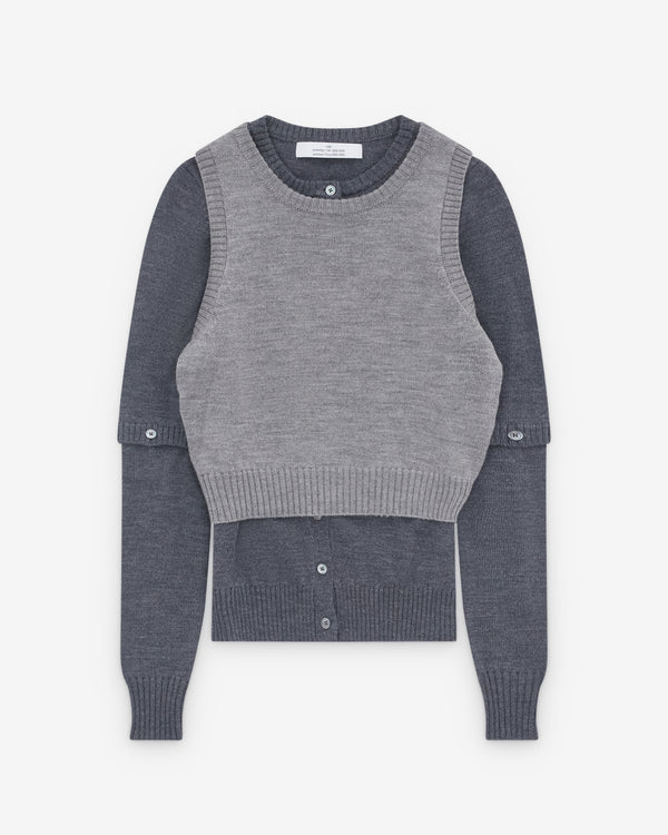 Rokh - Women’s Cardigan Set - (Melange)