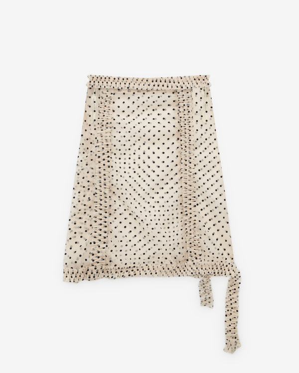 Rokh - Women’s Basic Skirt - (Polka Dot)