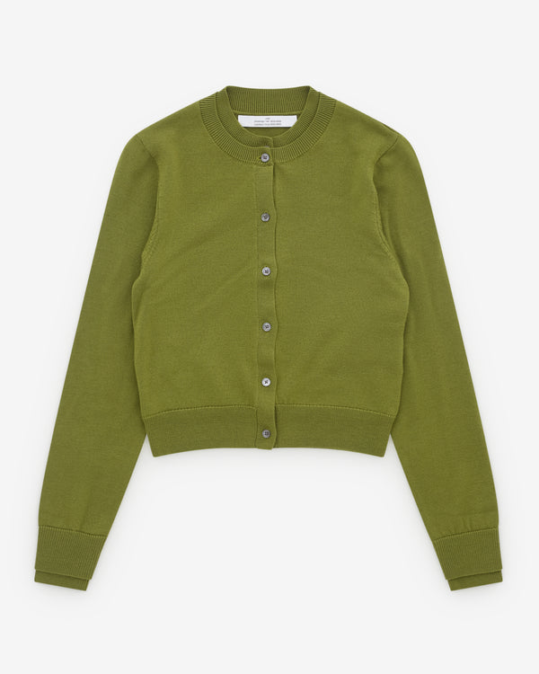 Rokh - Women’s Layered Cardigan - (Olive Green)