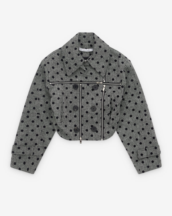 Rokh - Women’s Broken Jacket - (Black Dot)