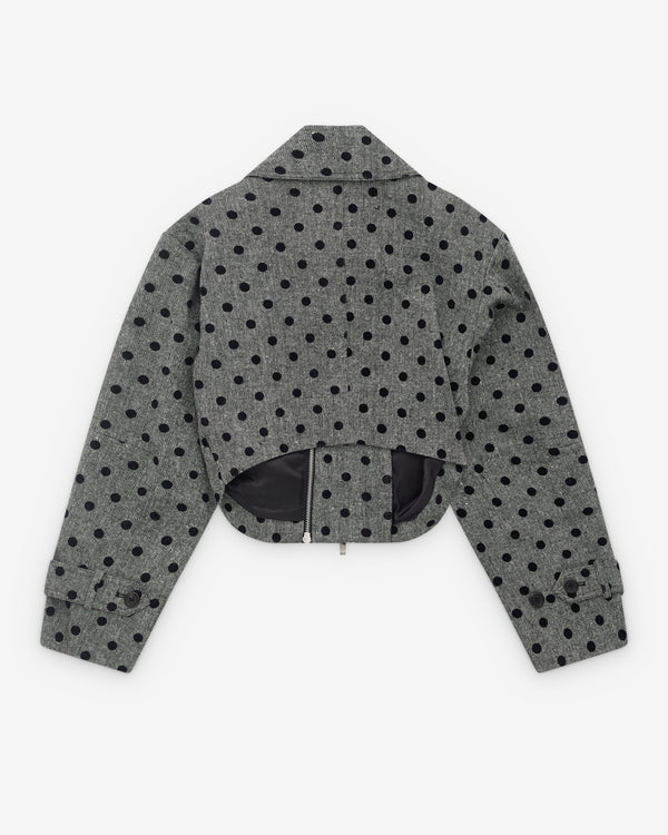 Rokh - Women’s Broken Jacket - (Black Dot)