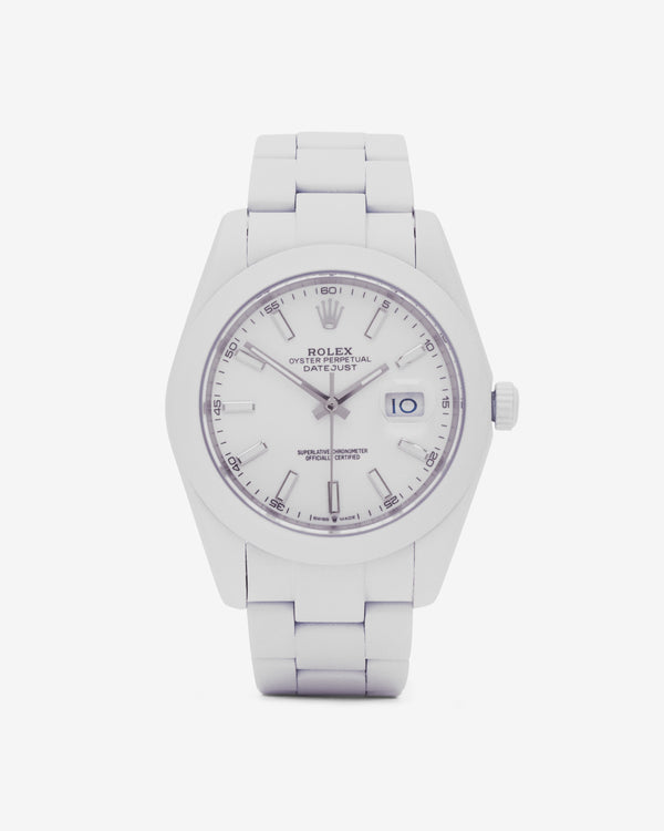 Private Label Dubai Ltd - Customised Rolex Datejust - (Sorbet White)