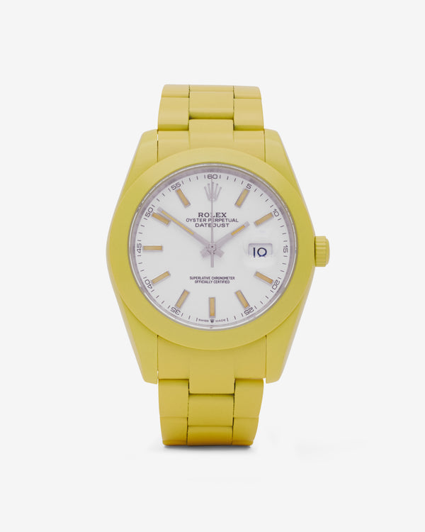 Private Label Dubai Ltd - Customised Rolex Datejust - (Lemon Yellow)