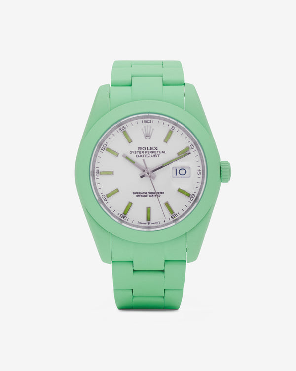 Private Label Dubai Ltd - Customised Rolex Datejust - (Apple Green)