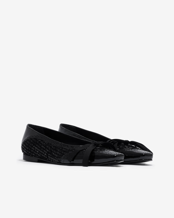 Renaissance Renaissance - Women’s Dame Flat Shoe - (Black Sequin)