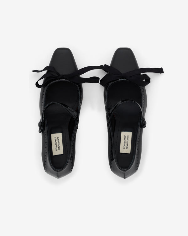 Renaissance Renaissance - Women’s Dame Kitten Heel - (Black)