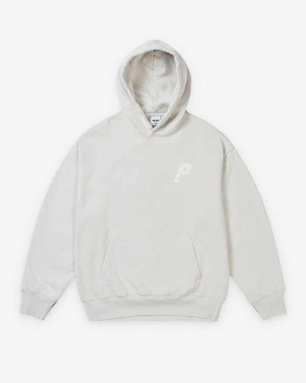 Palace - Men's Rubbed P3 Hood - (Concrete)