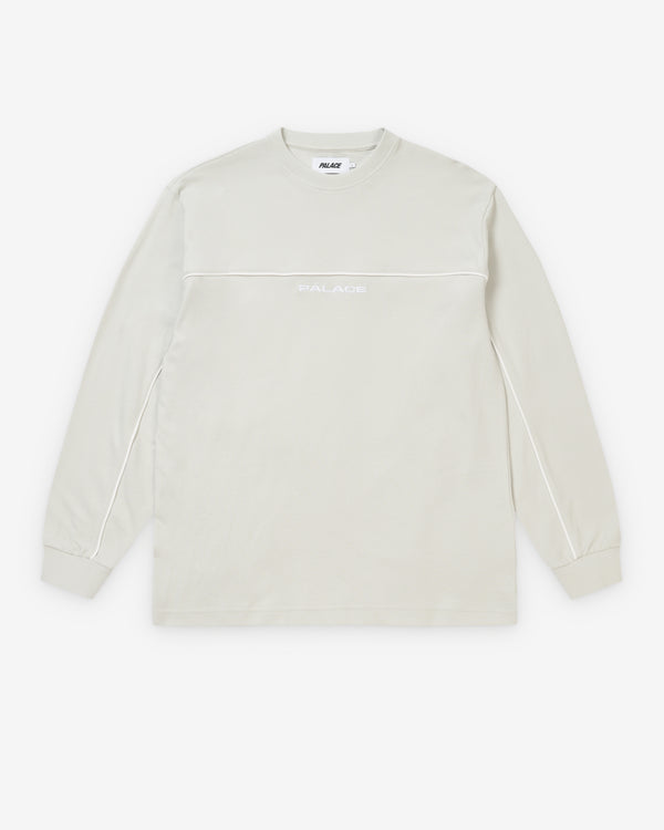 Palace - Men's Run It Longsleeve - (Concrete)