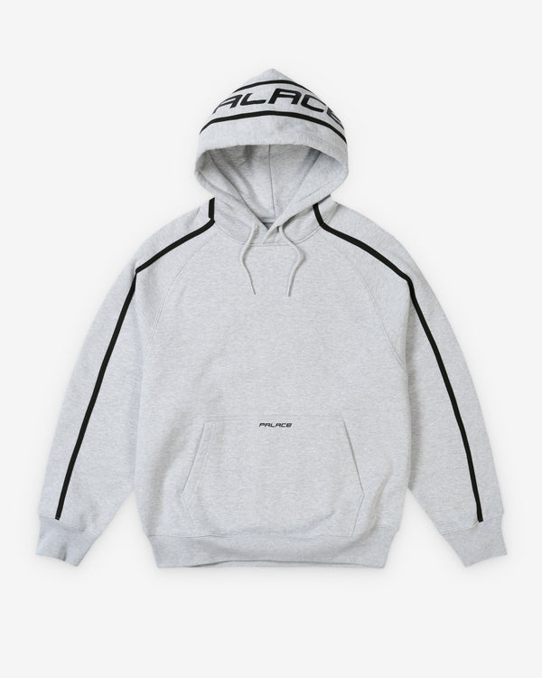 Palace - Men's Runner Hood - (Grey Marl)