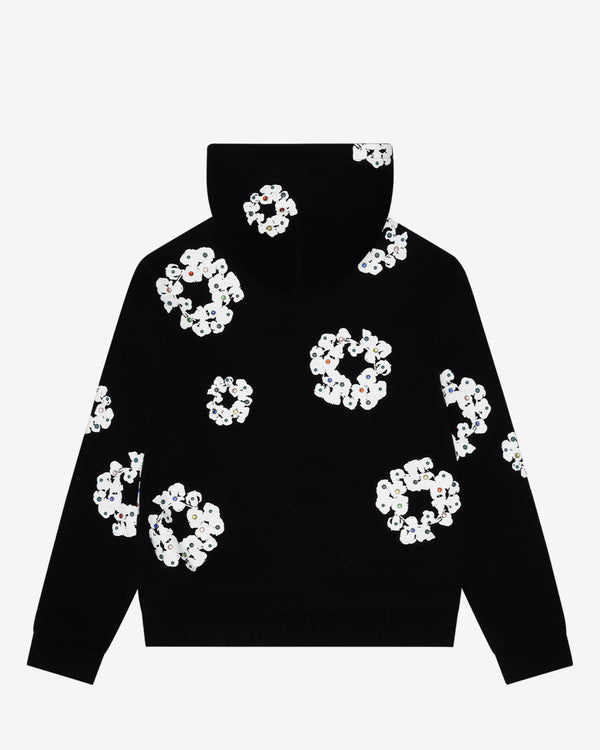 Denim Tears - Men's Rhinestone Wreath Hoodie - (Black)