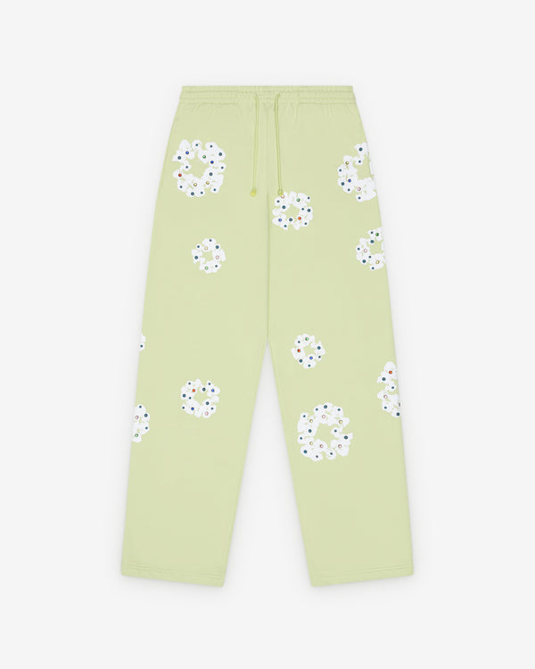 Denim Tears - Men's Rhinestone Wreath Sweatpants - (Lime)