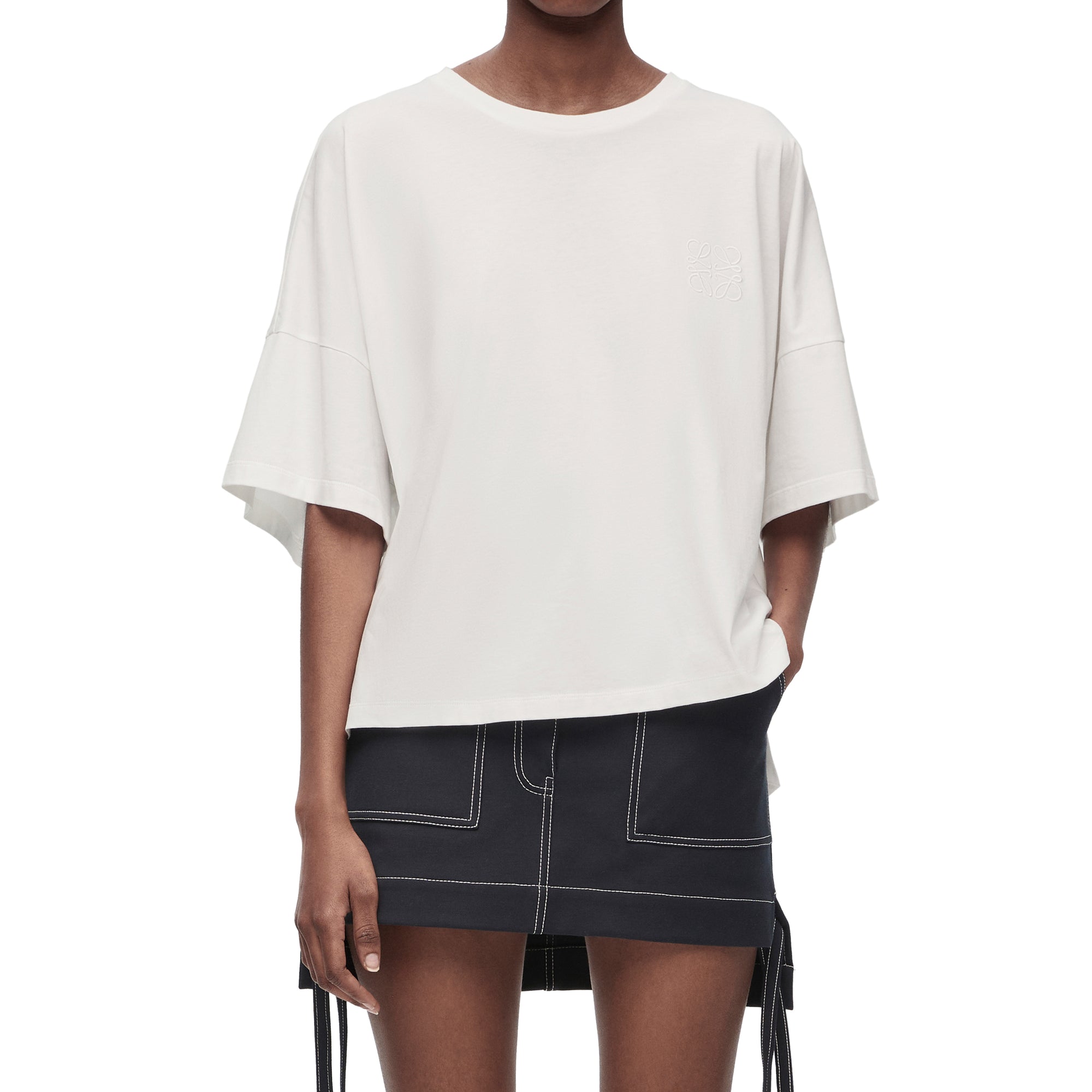 Loewe - Women’s Boxy Fit T-Shirt - (White) view 3