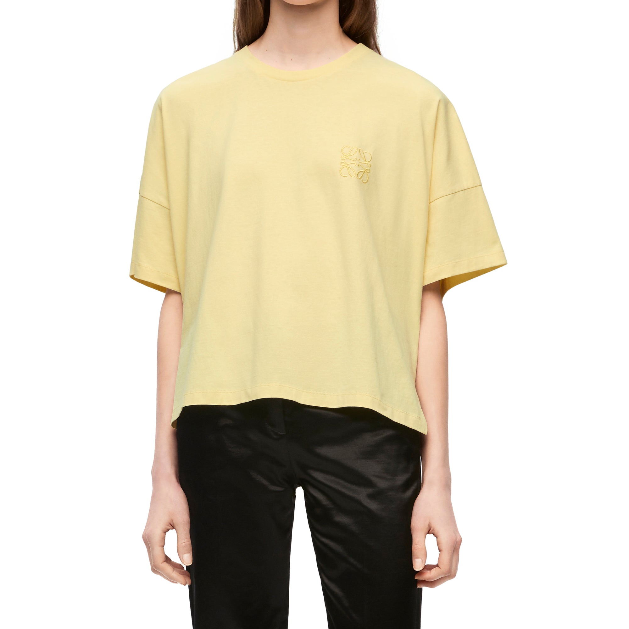 Loewe - Women’s Boxy Fit T-Shirt - (Light Lemon) view 3