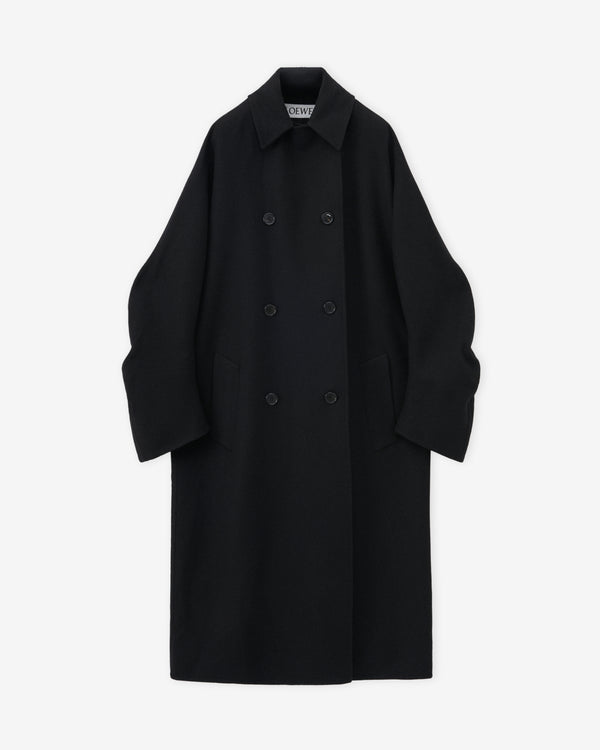 Loewe - Women's Coat In Wool And Cashmere - (Black)